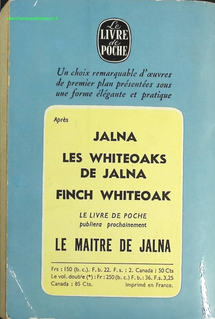 Jalna - Mazo De La Roche - livre