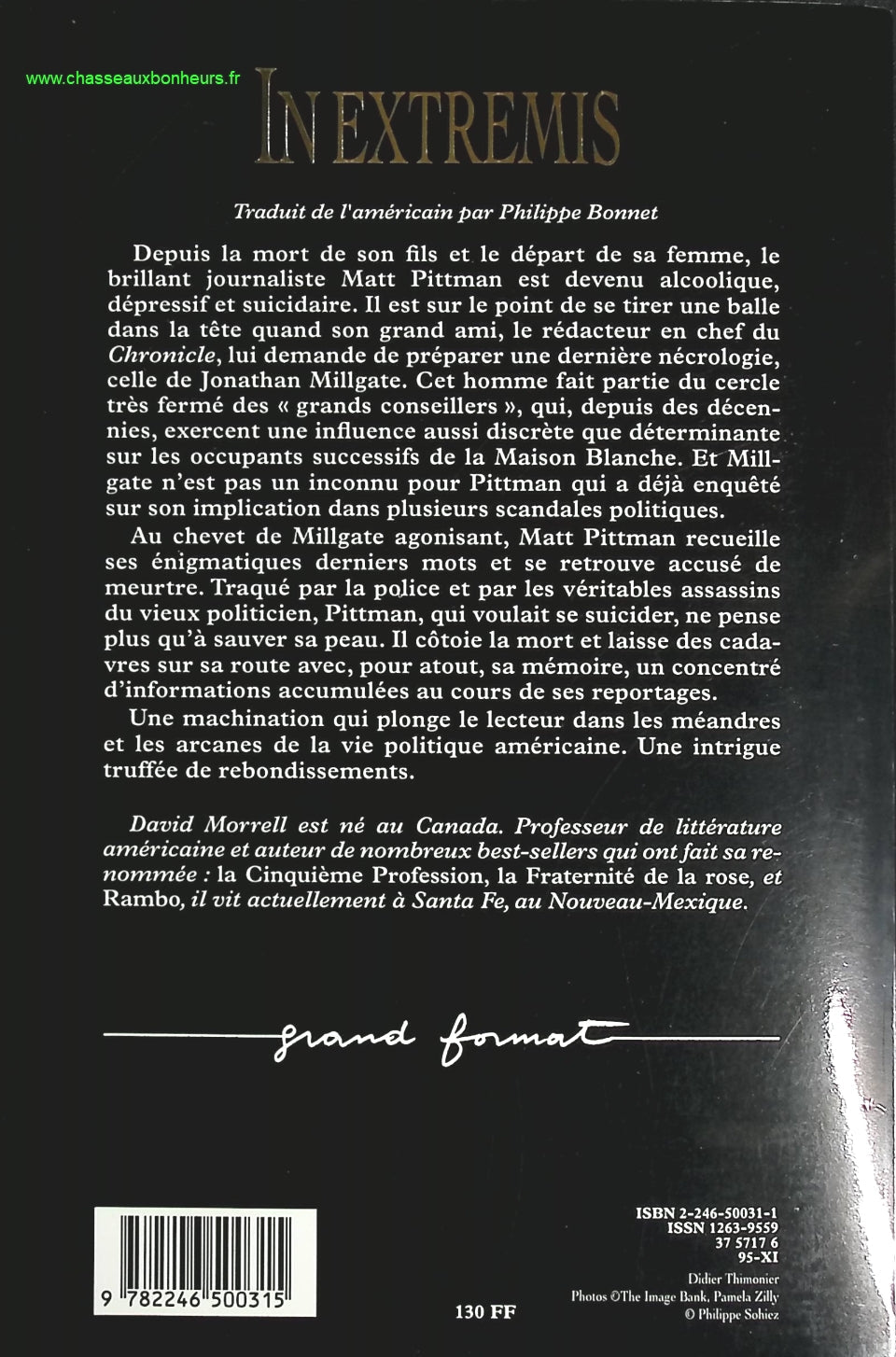 In extremis - David Morrell - livre