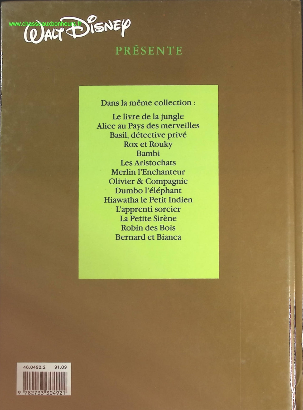 Le Livre De La Jungle - Hachette Disney - livre