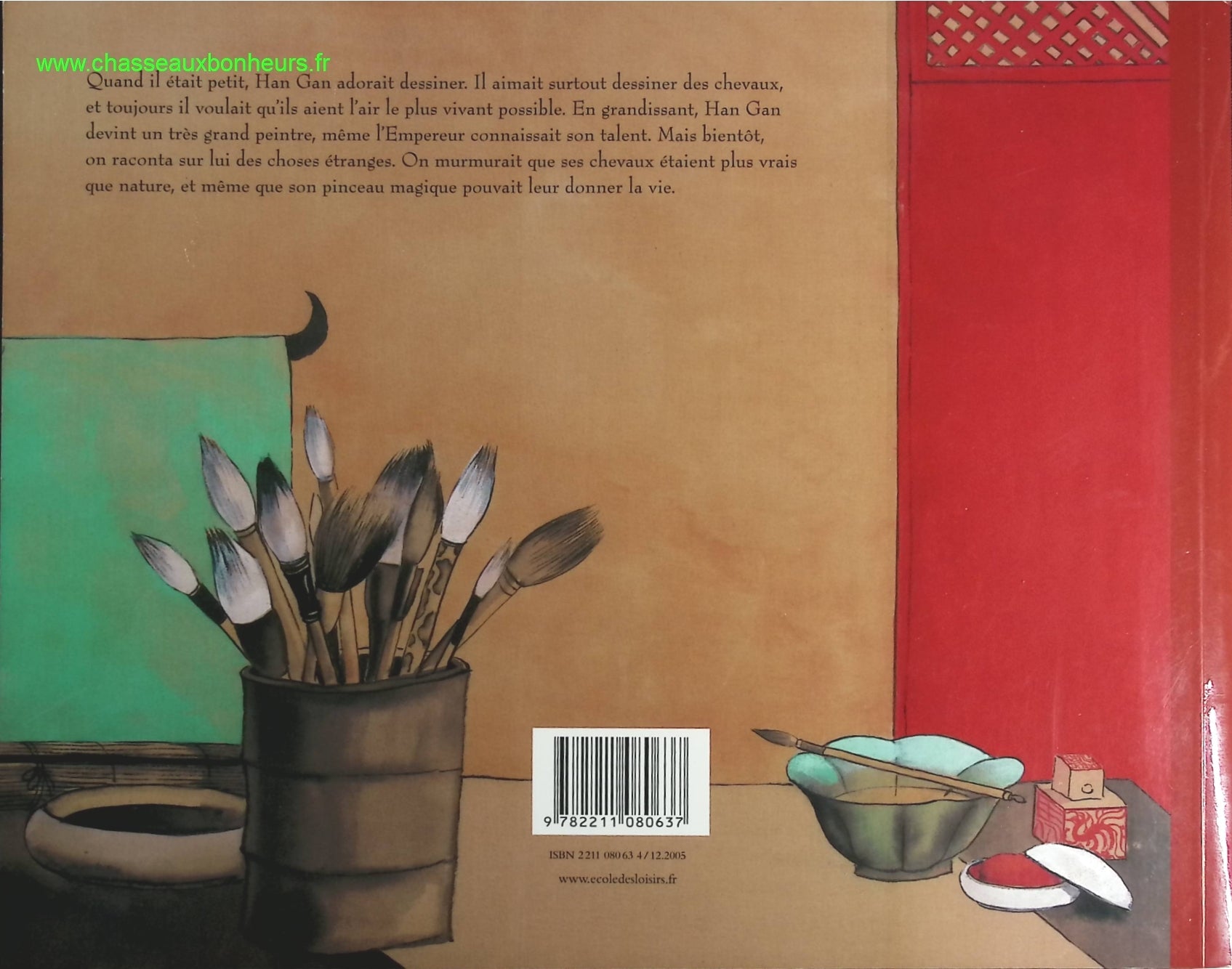 Le cheval magique de Han Gan - Jiang Hong Chen - livre