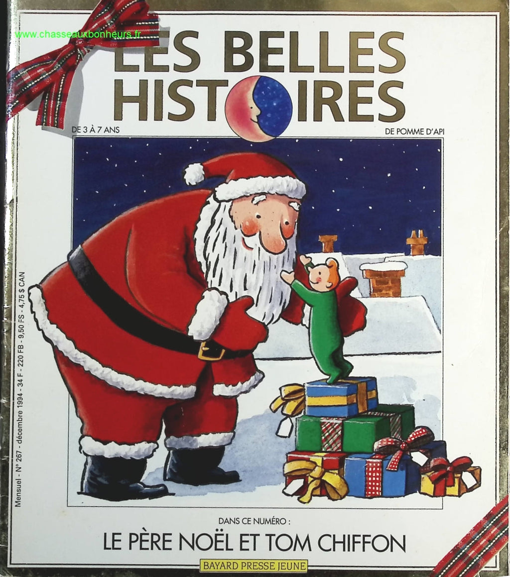 Le père noël et Tom chiffon - Les belles histoires - livre