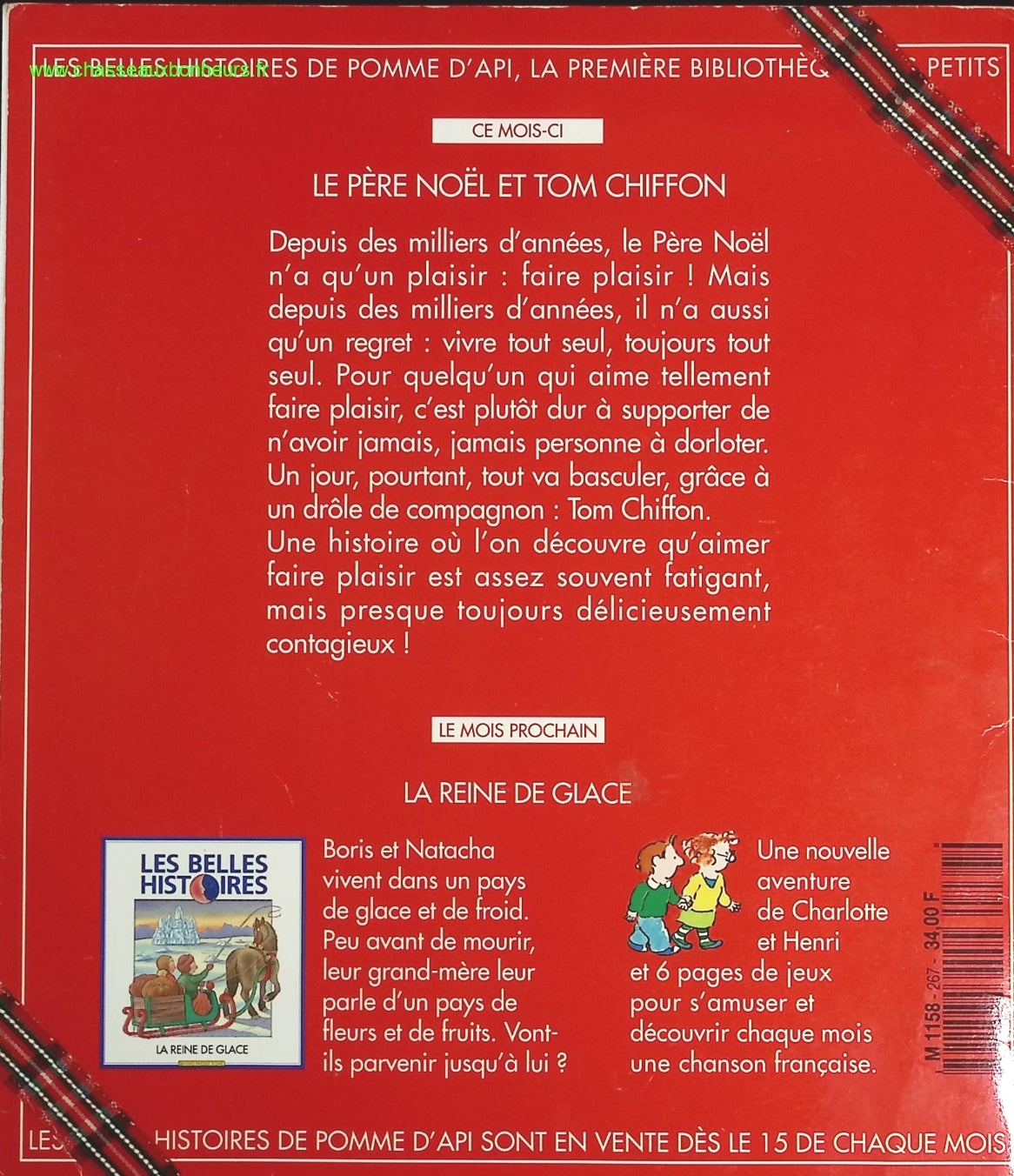 Le père noël et Tom chiffon - Les belles histoires - livre