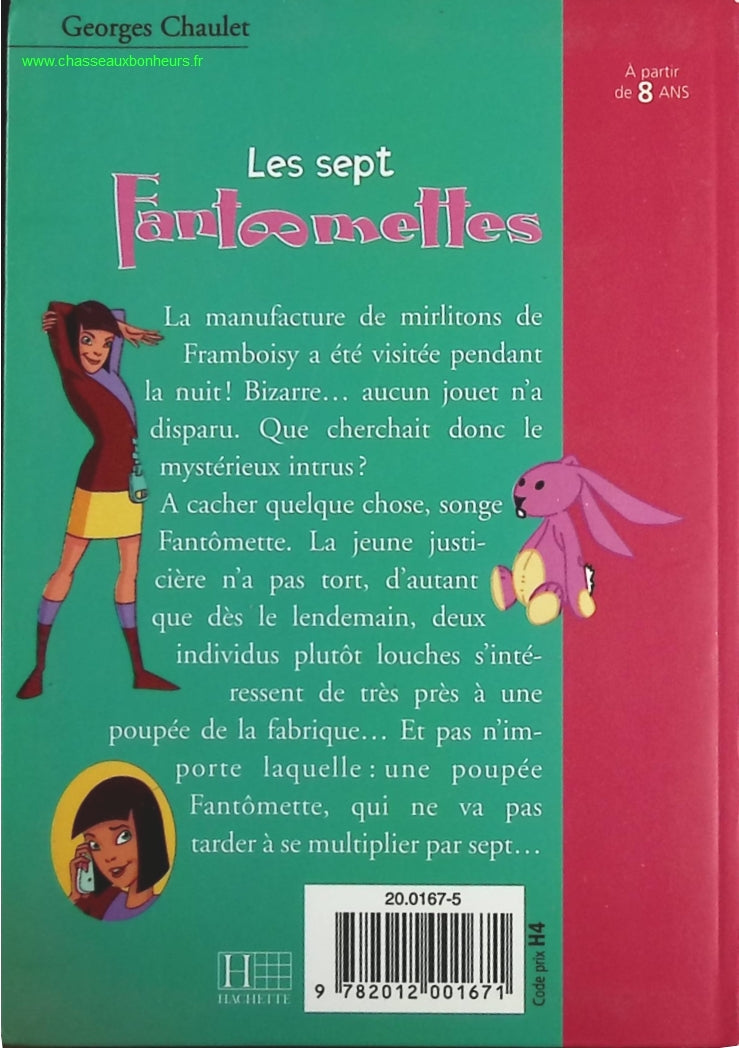 Les Sept Fantômettes - Bibliothèque Rose - livre