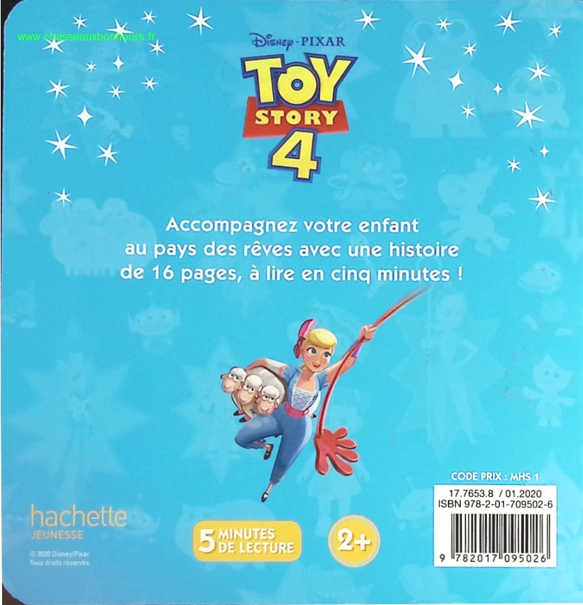 Toy Story 4 - Mon Histoire du Soir - Le super plan de Ducky et Bunny - Disney Pixar - livre