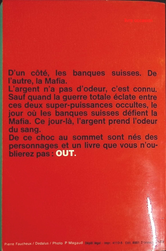 Out - Pierre Rey - Livre