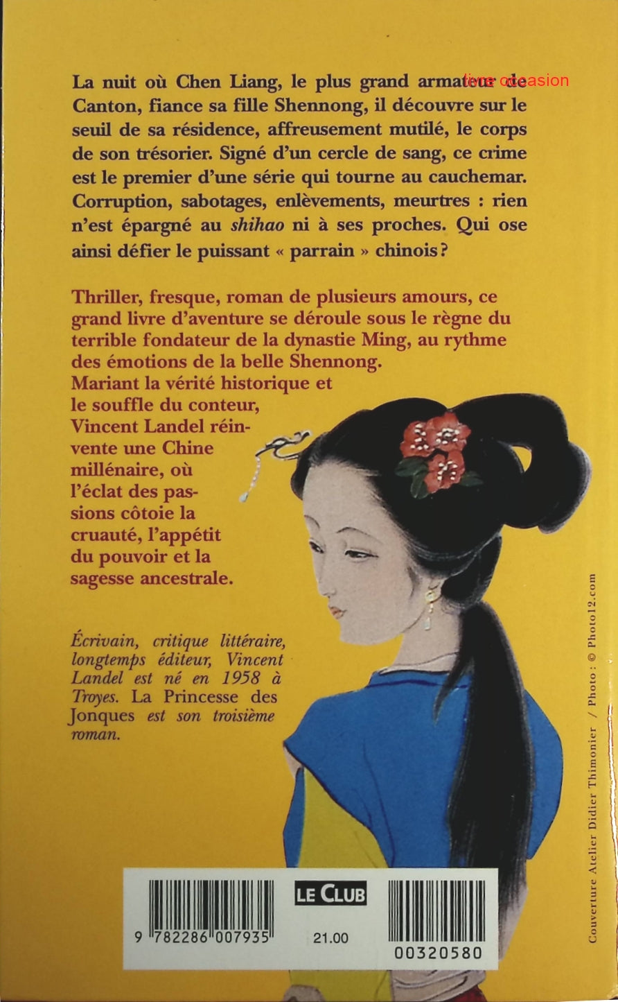 La princesse des jonques - Vincent Landel - Livre