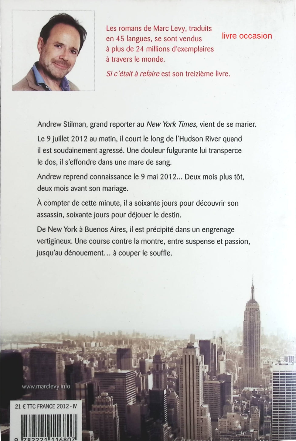 Si c'était à refaire - Marc Levy - Livre