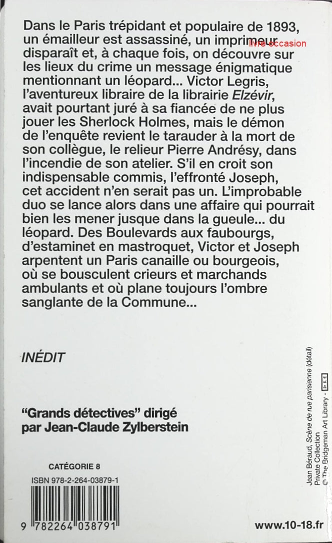 Le léopard des Batignolles - Claude Izner - Livre