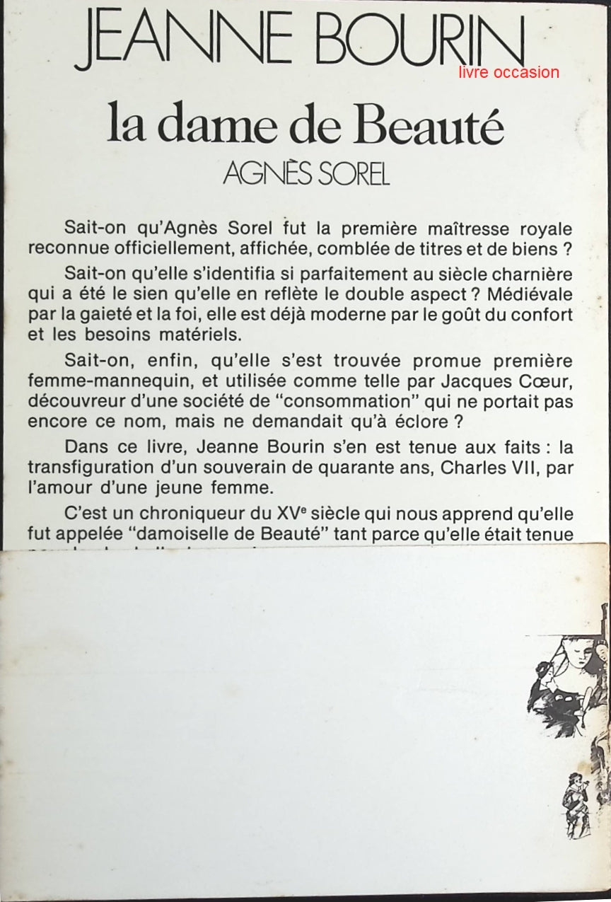 La Dame de Beauté - Jeanne Bourin - Livre