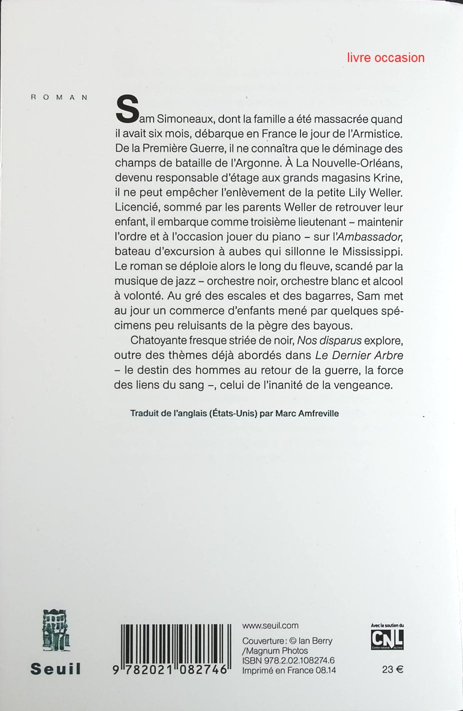 Nos disparus - Tim Gautreaux - Livre