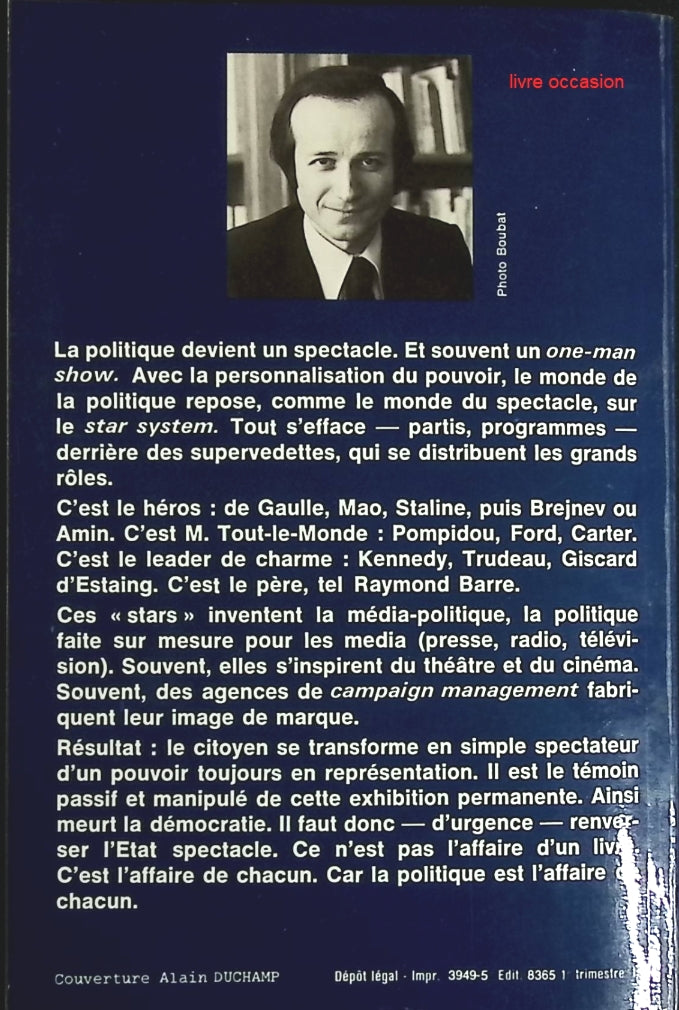 L'État spectacle - Roger-Gérard Schwartzenberg - Livre