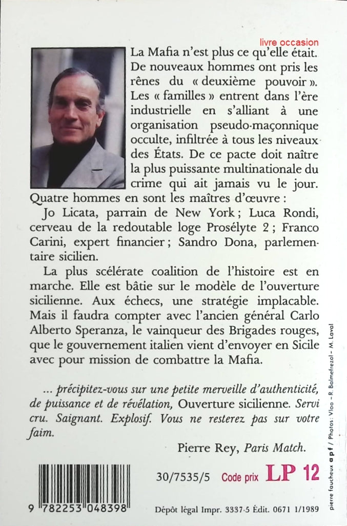 Ouverture sicilienne - Lucio-Maria Attinelli - Livre