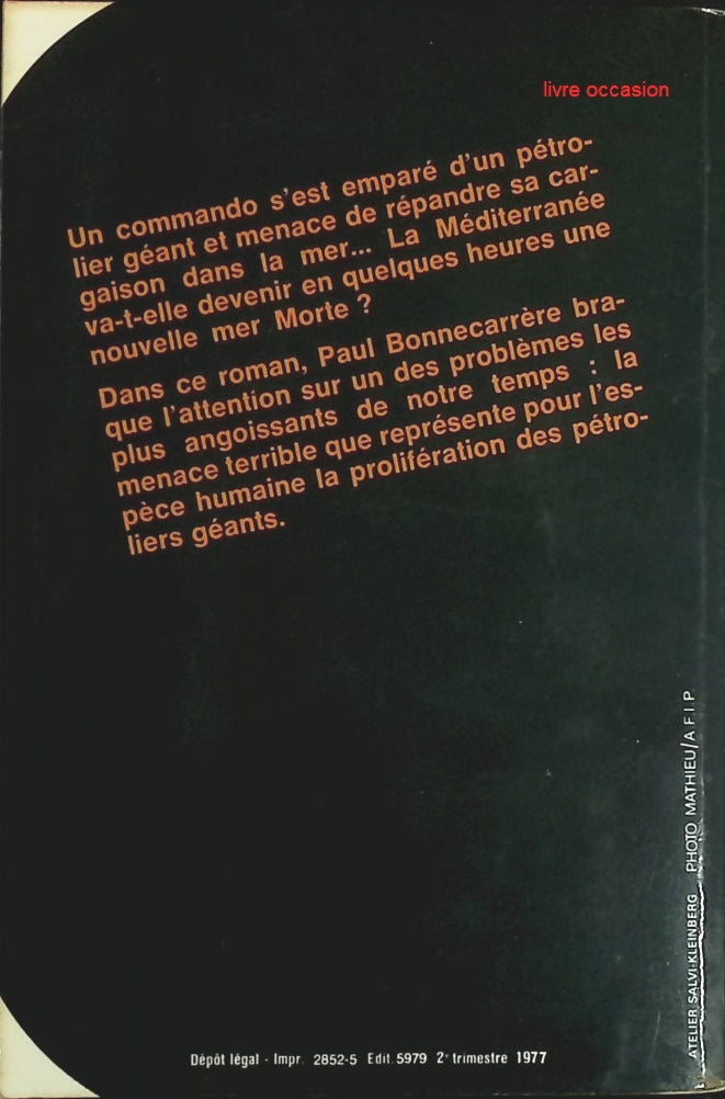 Ultimatum - Paul Bonnecarrère - Livre