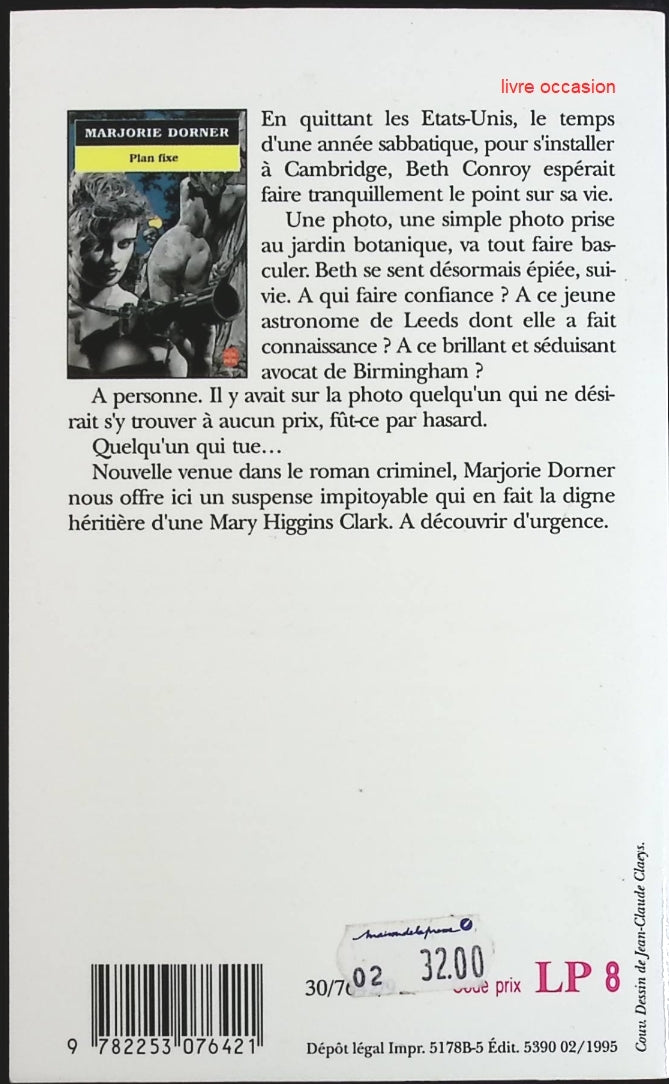 Plan fixe - Marjorie Dorner - Livre