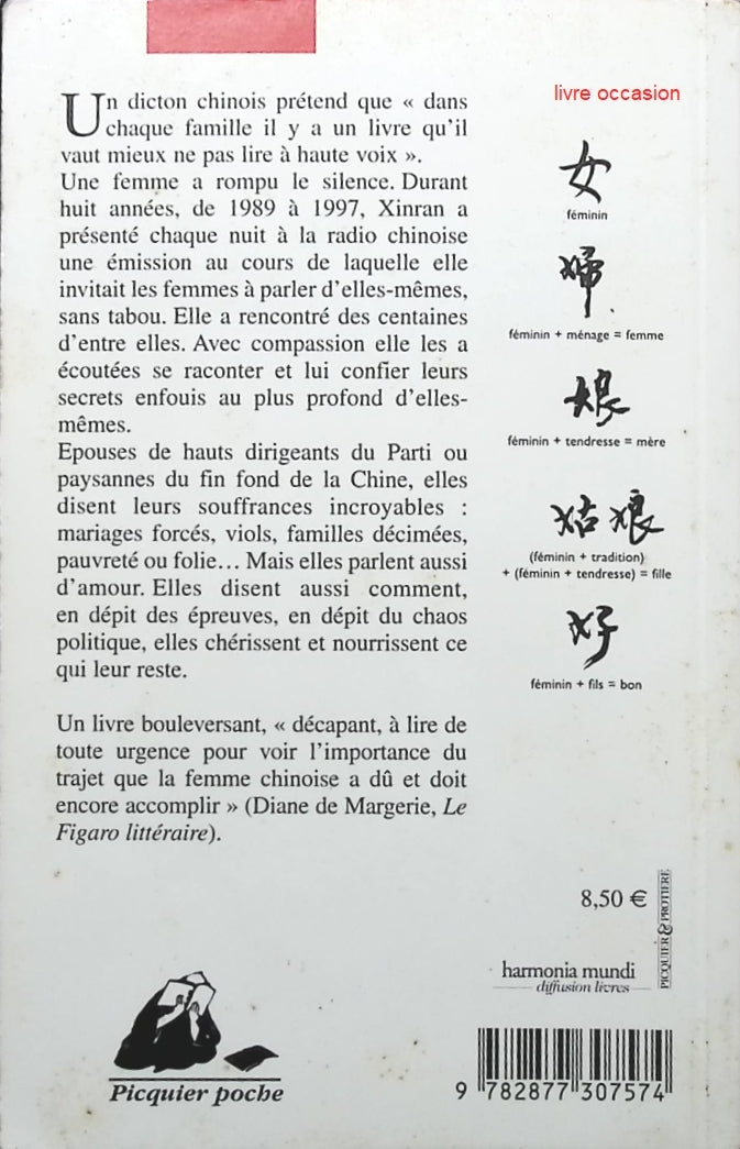 Chinoises - Xinran - livre