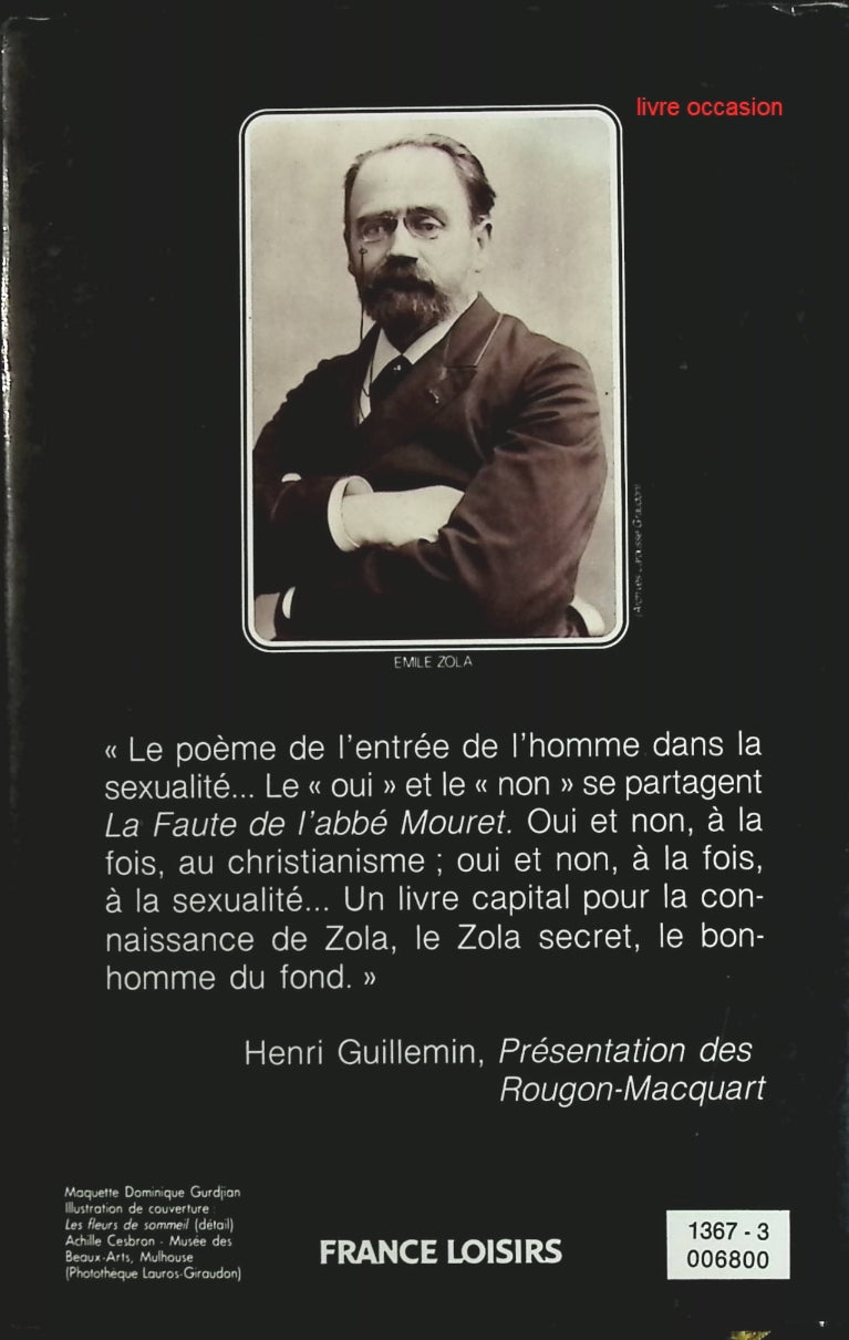La faute de l'abbé Mouret - Émile Zola - Livre