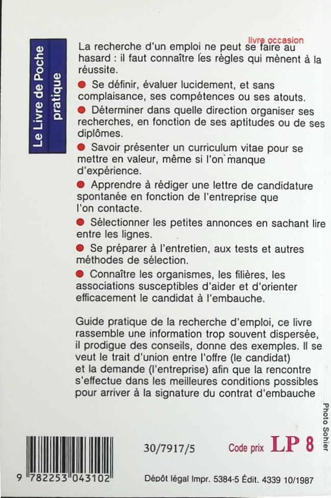 Guide de la recherche d'emploi et du curriculum vitae - Jean-Yves Dournon - Livre