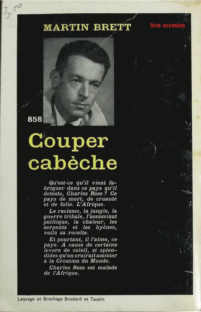 Couper cabèche - Martin Brett - Livre