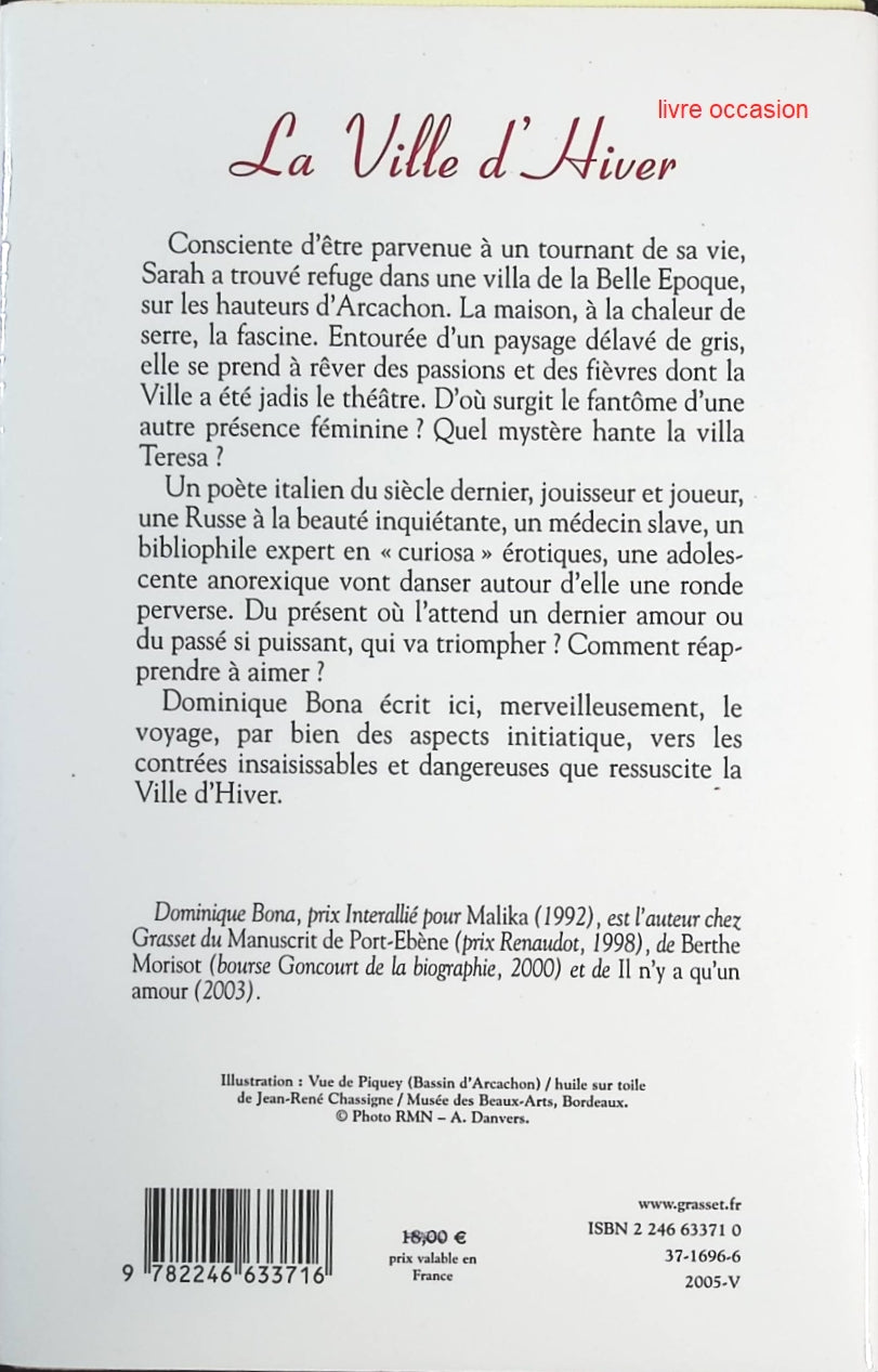 La ville d'hiver - Dominique Bona - Livre