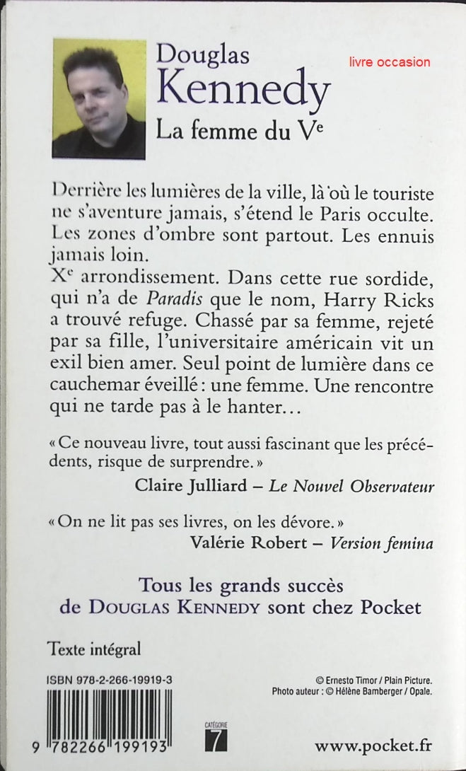 La femme du Ve - Douglas Kennedy - Livre