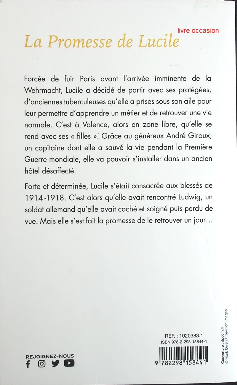 La promesse de Lucile - Albert Ducloz - Livre