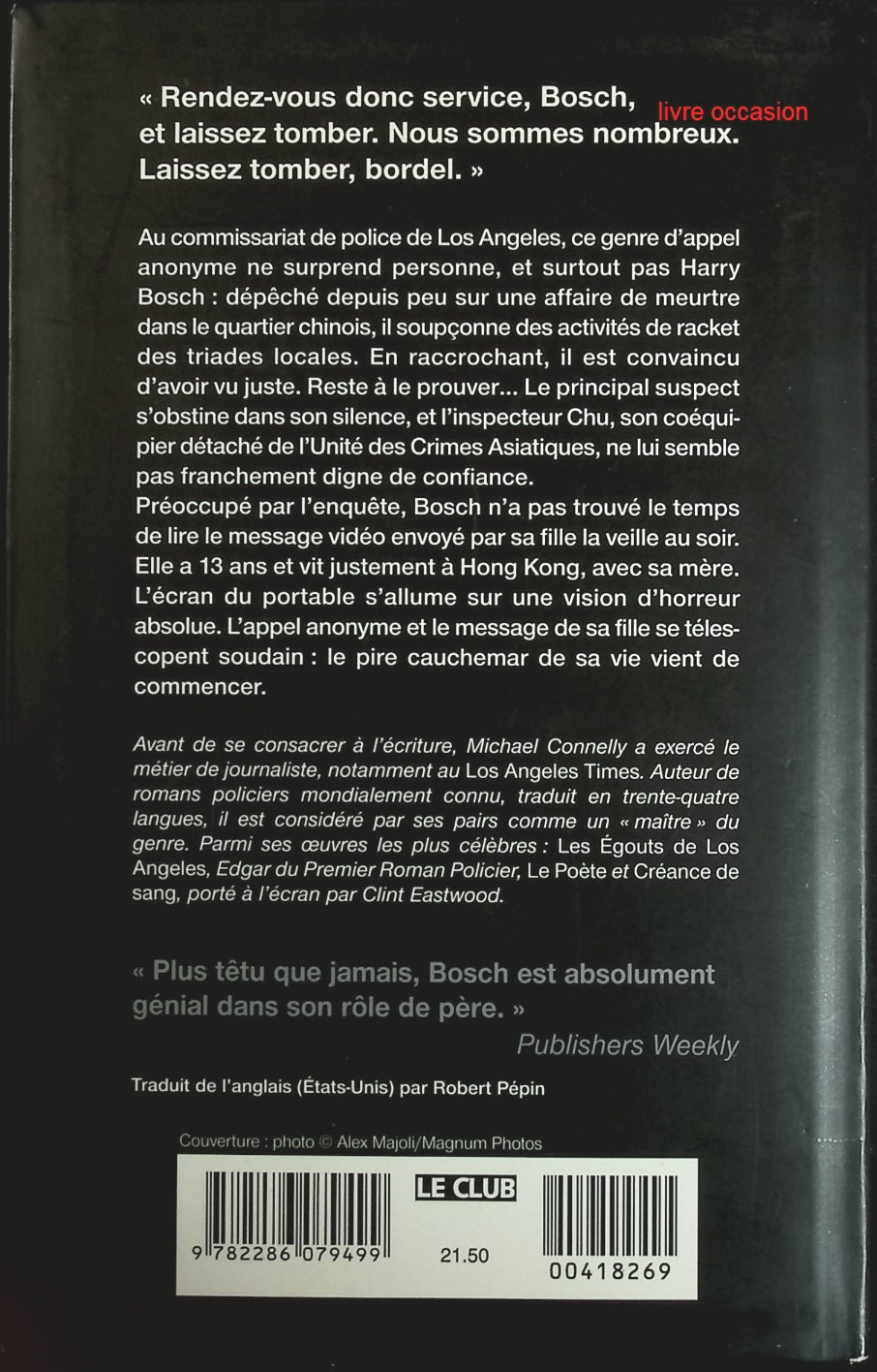 Les neuf dragons - Michael Connelly - Livre