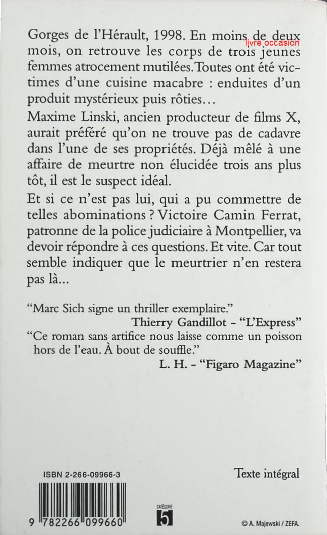 Mortels abîmes - Marc Sich - Livre