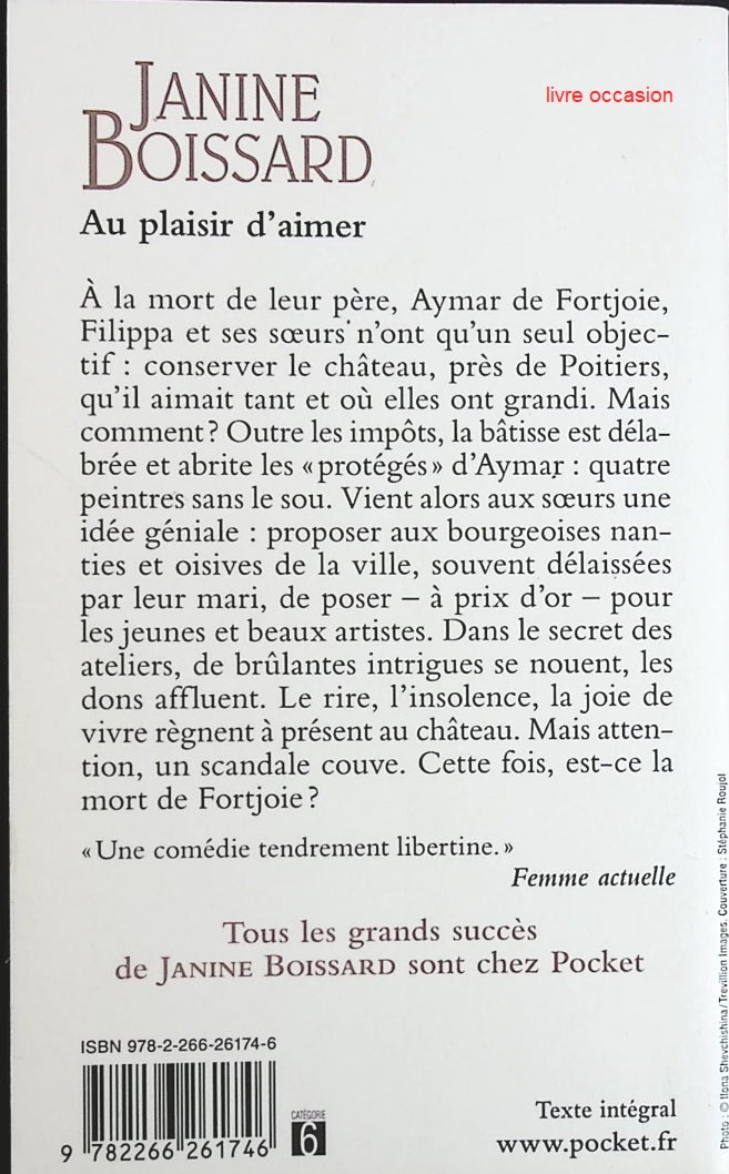Au plaisir d'aimer - Janine Boissard - Livre