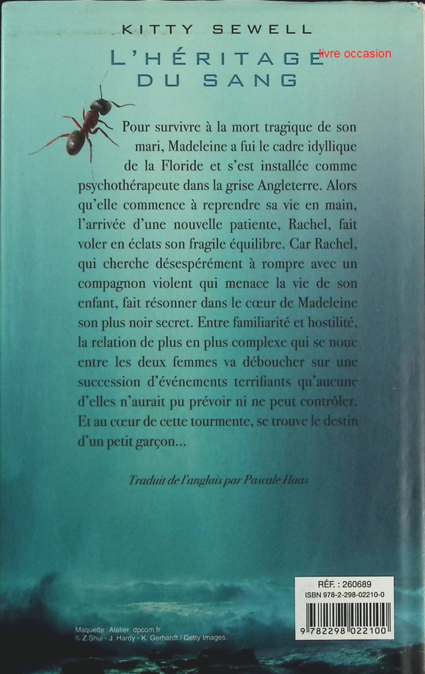 L'héritage du sang - Kitty Sewell - Livre