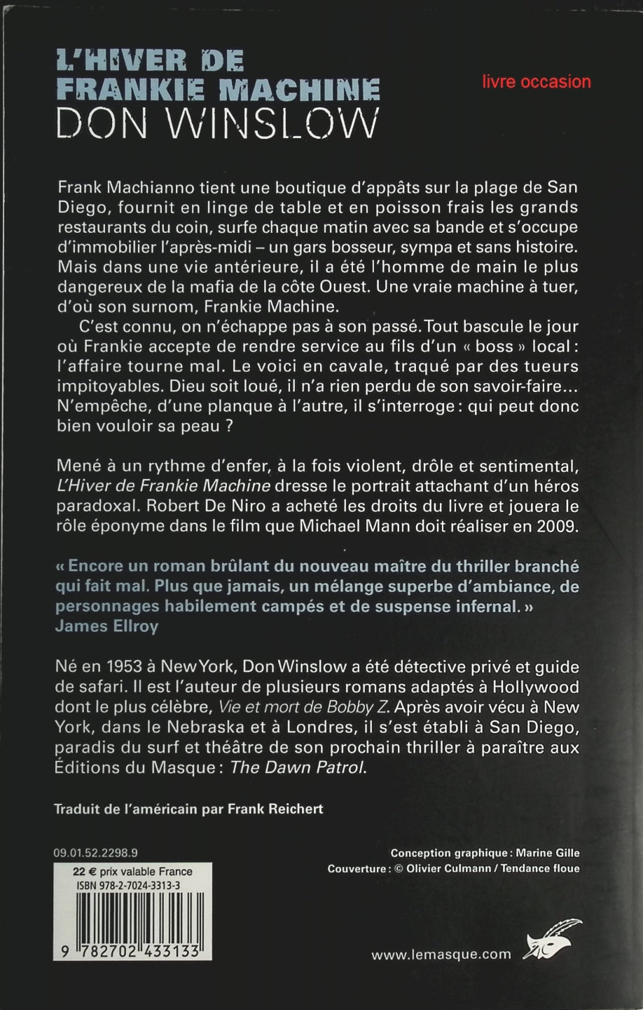 L'hiver de Frankie Machine - Don Winslow - Livre