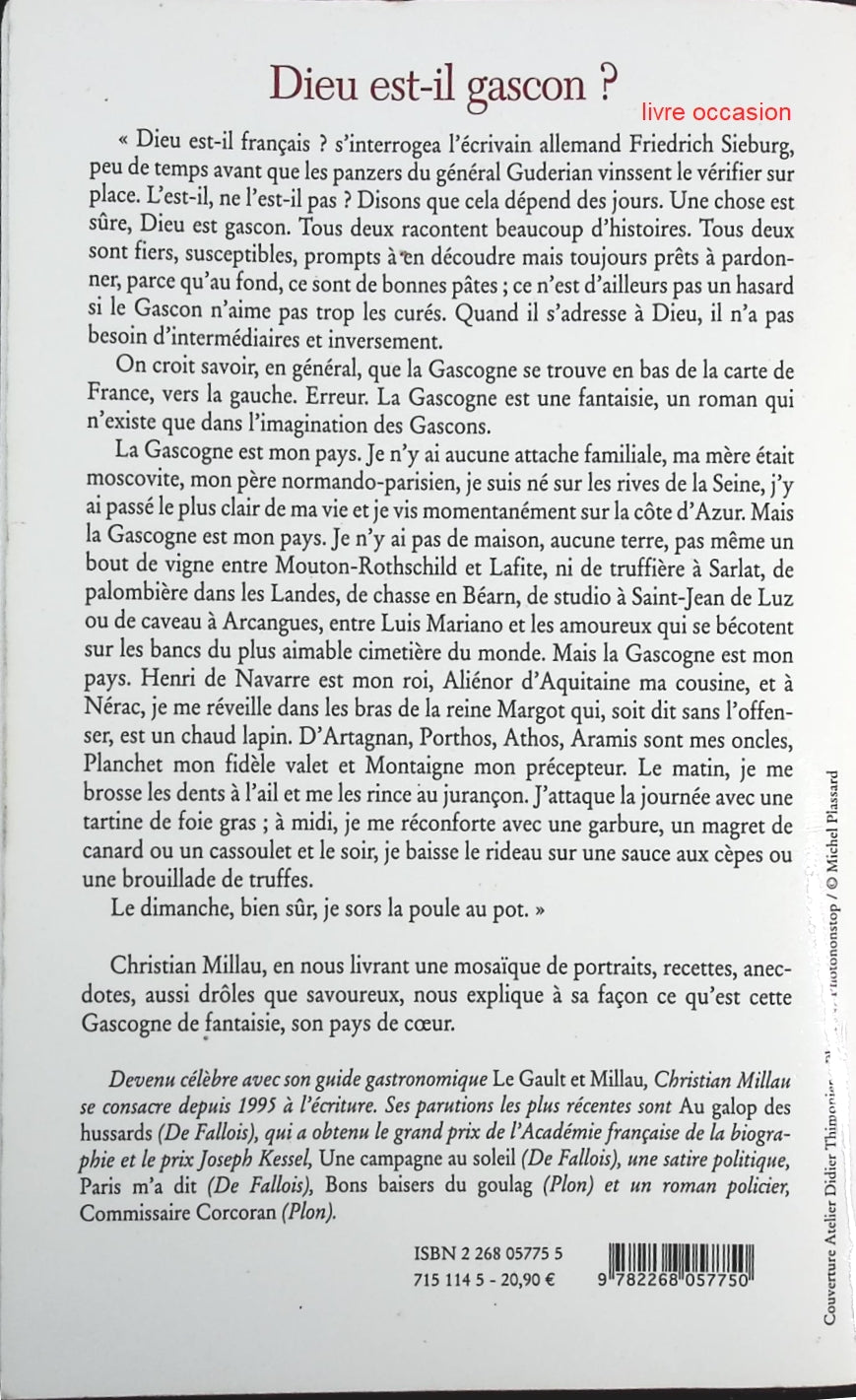 Dieu est-il gascon ? - Christian Millau - Livre