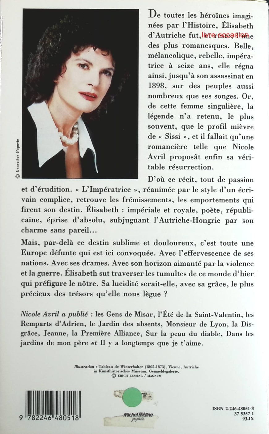 L'impératrice - Nicole Avril - Livre