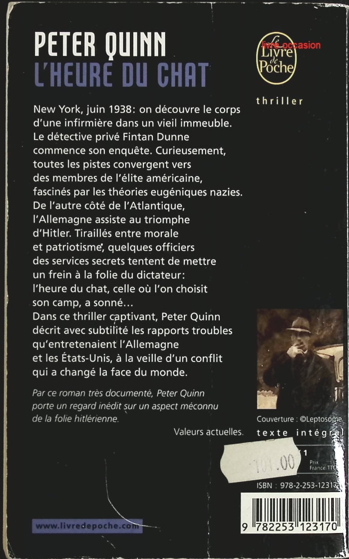 L'Heure du chat - Peter Quinn - Livre