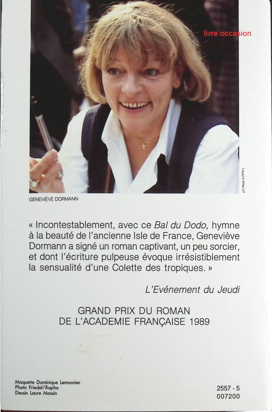 Le bal du dodo - Geneviève Dormann - Livre