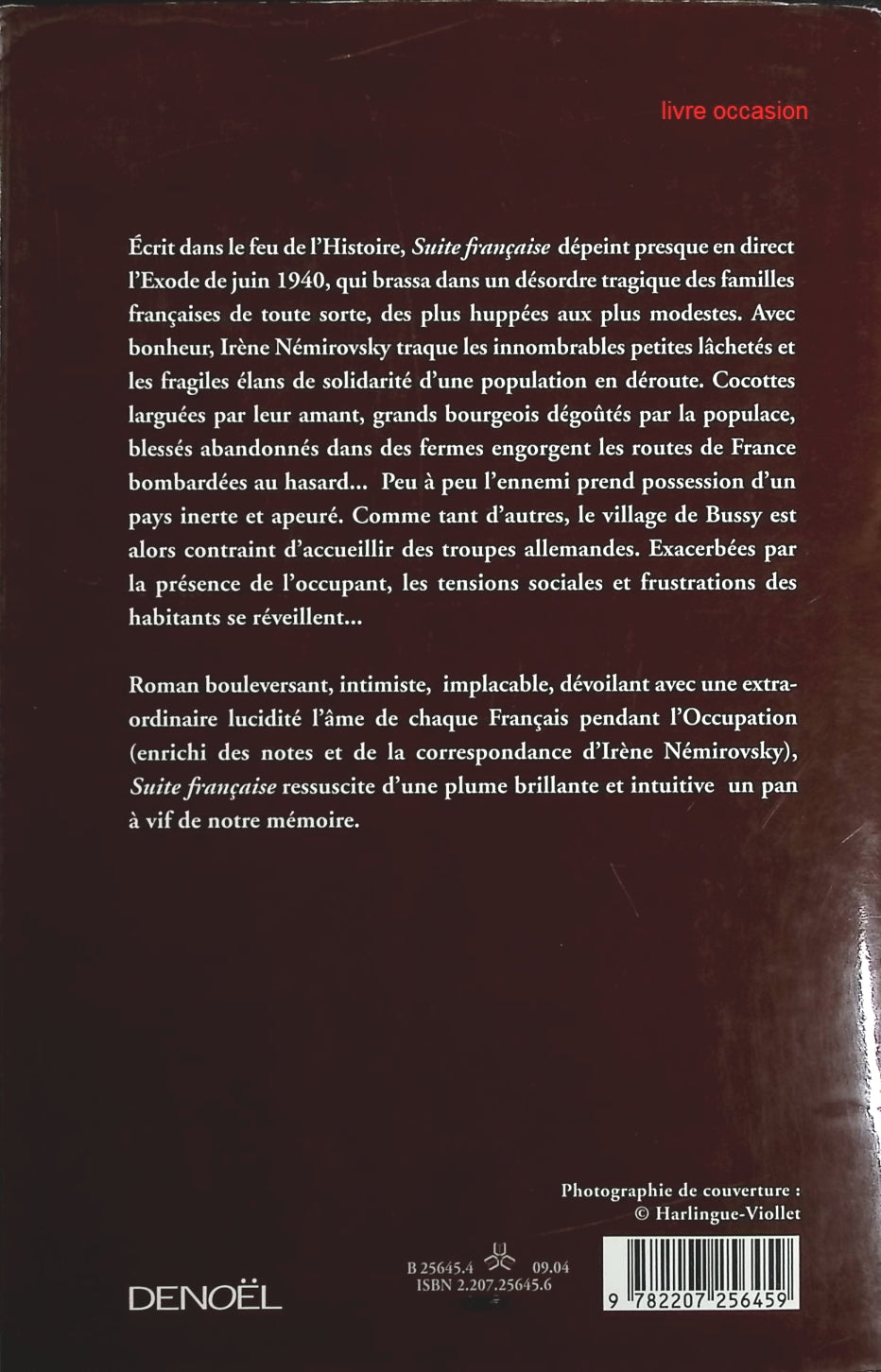 Suite Française - Irène Némirovsky - Livre