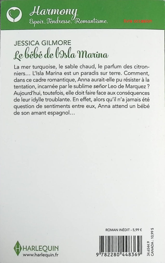 Le bébé de l'Isla Marina - Jessica Gilmore - Livre