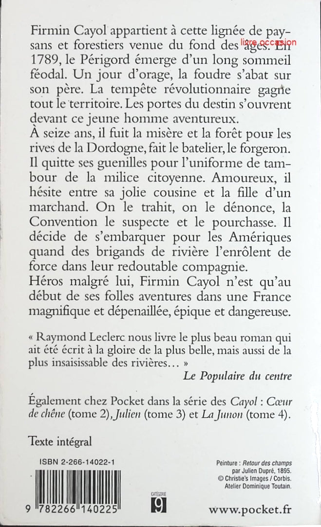 Les Cayol Tome 1 - Au Pas Le Roy - Raymond Leclerc - Livre