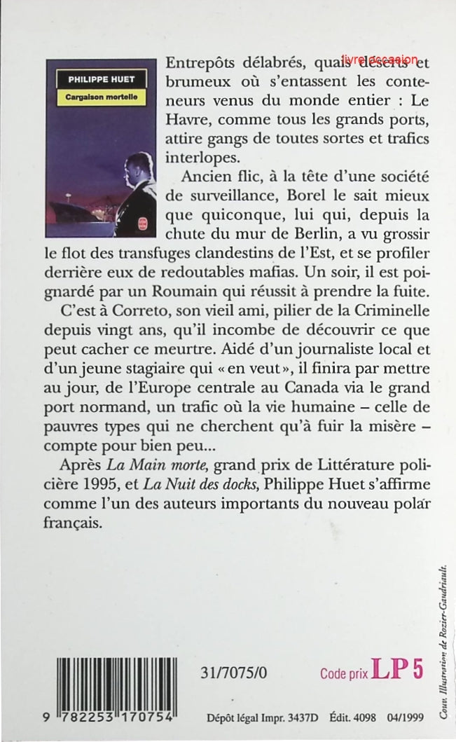 Cargaison mortelle - Philippe Huet - Livre