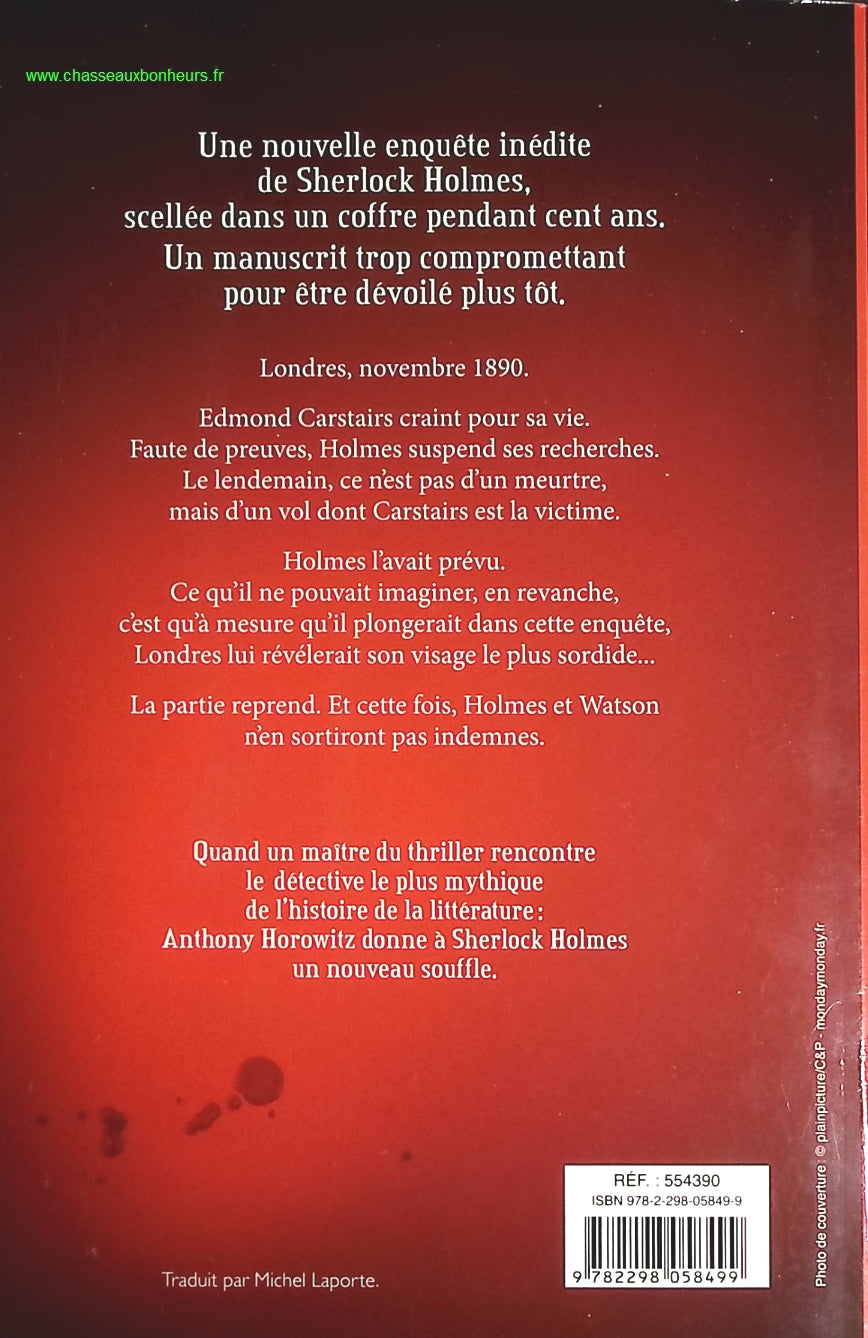 Le Nouveau Sherlock Holmes : La Maison de Soie - Anthony Horowitz - livre