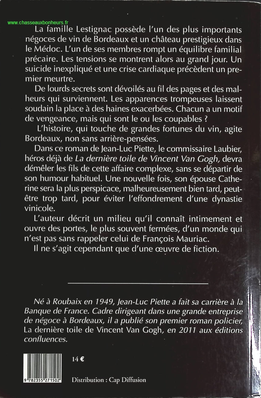Donation sanglante en Médoc - Jean-Luc Piette - livre