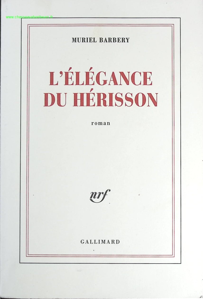 L'élégance du hérisson - Muriel Barbery - livre