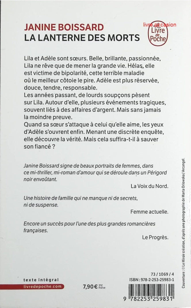 La lanterne des morts - Janine Boissard - Livre