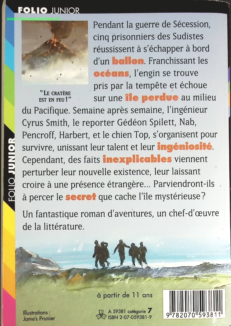 L'Île mystérieuse - Jules Verne - livre