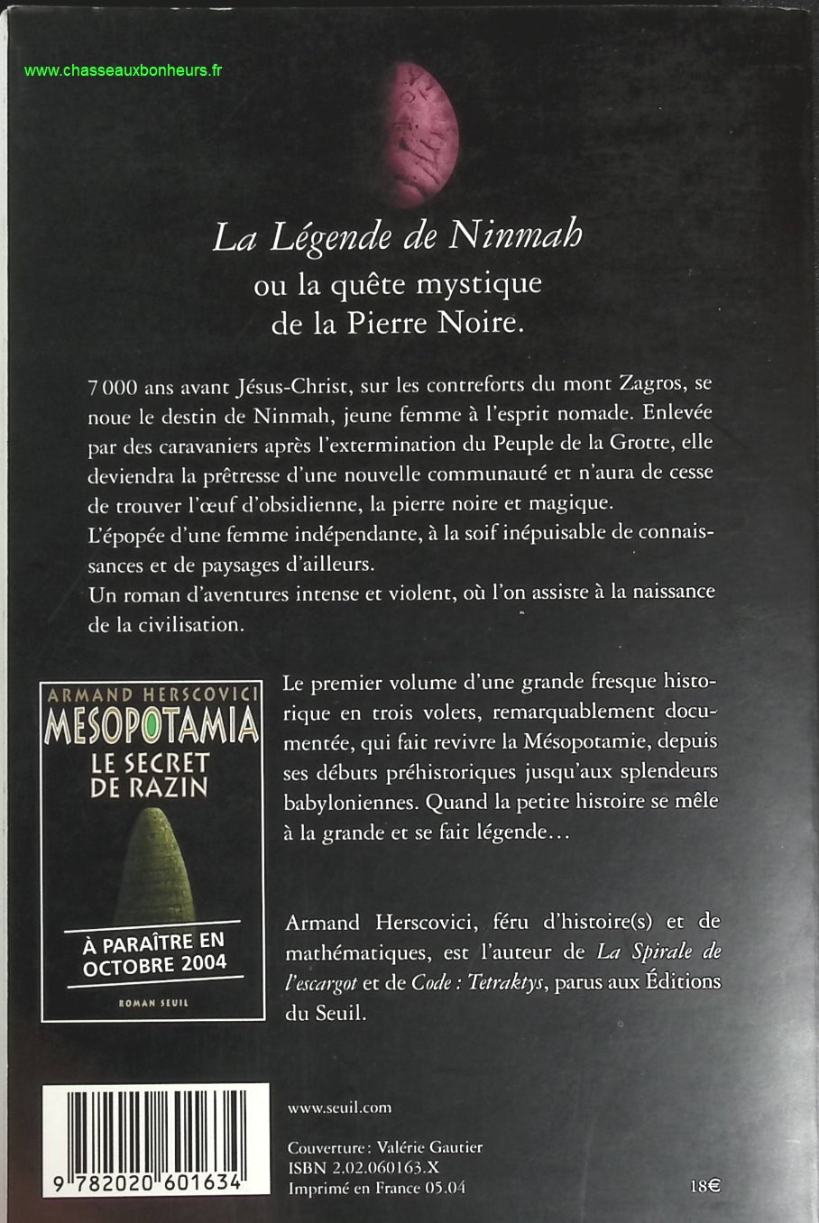 La Légende de Ninmah, Mesopotamia tome 1 - Armand Herscovici - livre