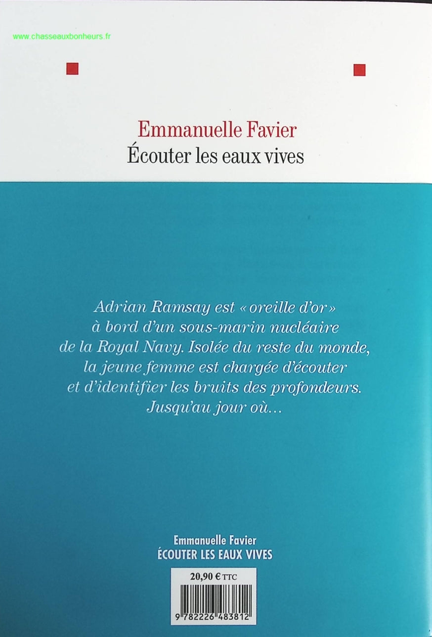 Ecouter les eaux vives - Emmanuelle Favier - livre