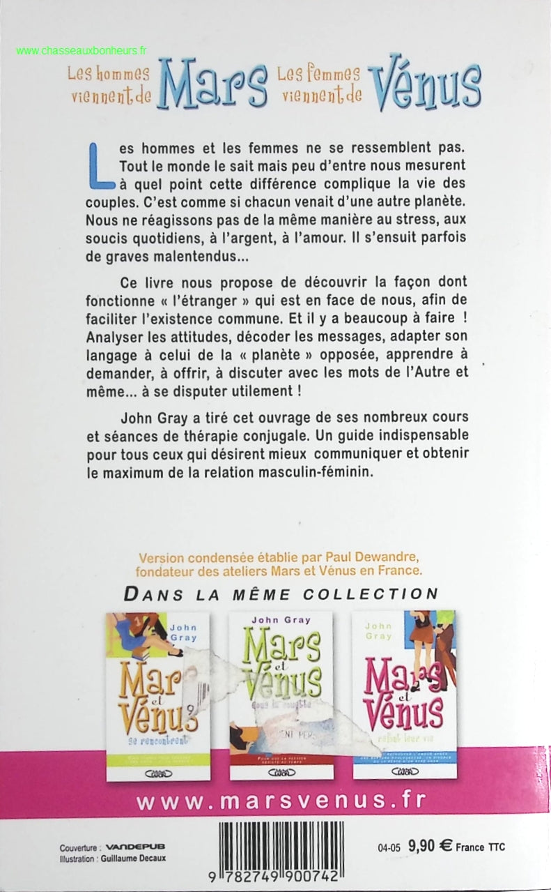 Les Hommes Viennent De Mars, Les Femmes Viennent De Vénus - Connaître Nos Différences Pour Mieux Nous Comprendre - John Gray - livre