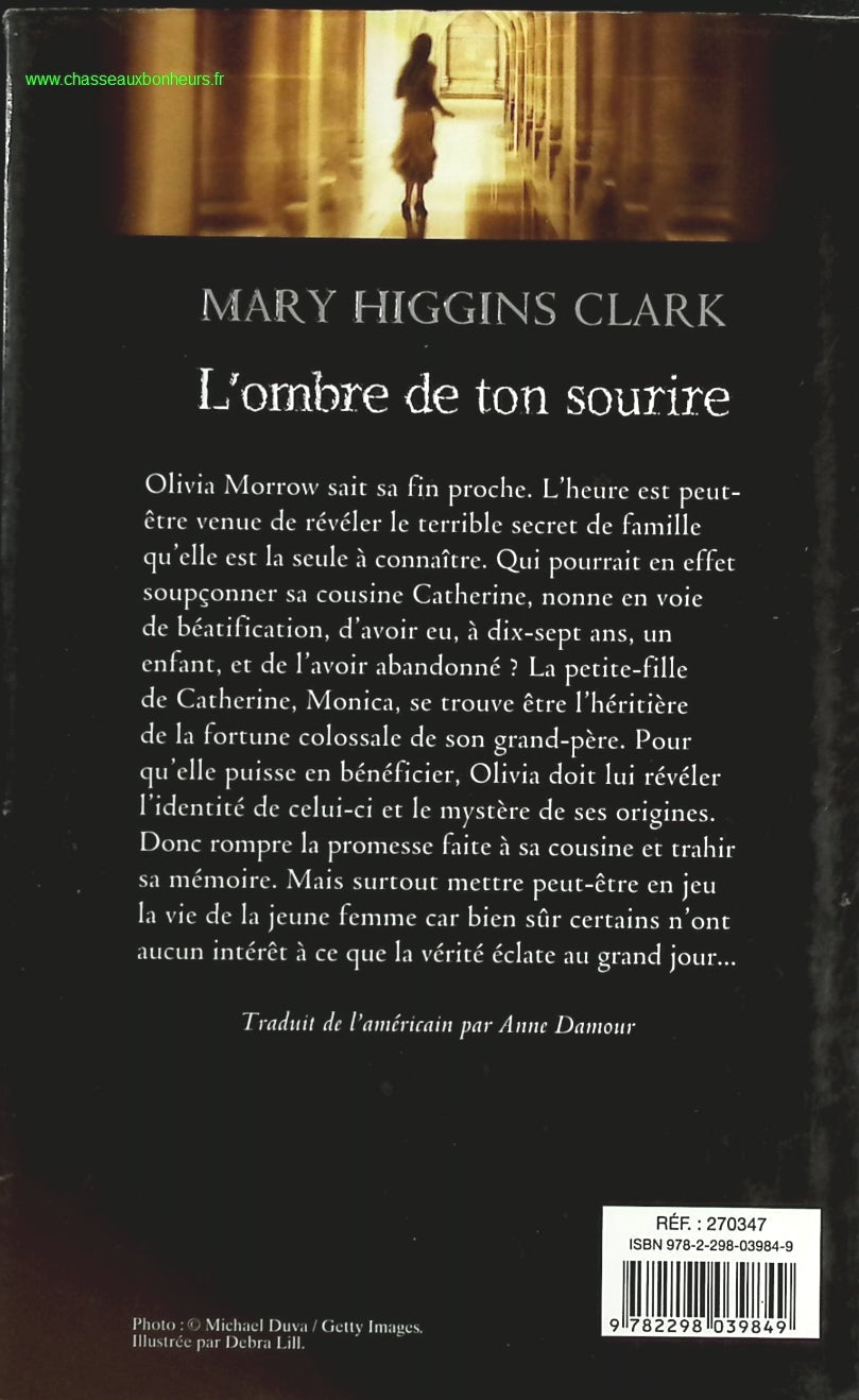 L'ombre de ton sourire - Mary Higgins Clark - livre