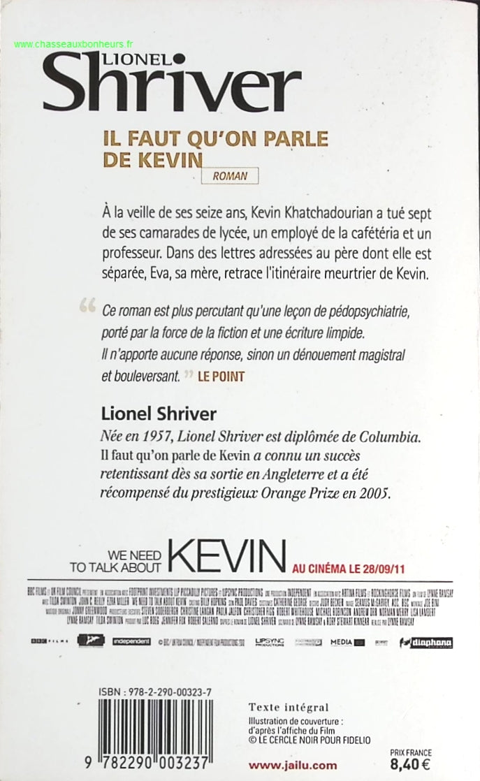 Il faut qu'on parle de Kevin - Lionel Shriver - livre