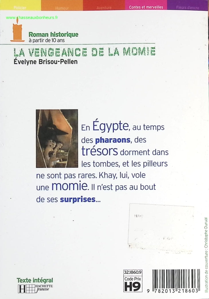 La Vengeance de la momie - Evelyne Brisou-Pellen - livre