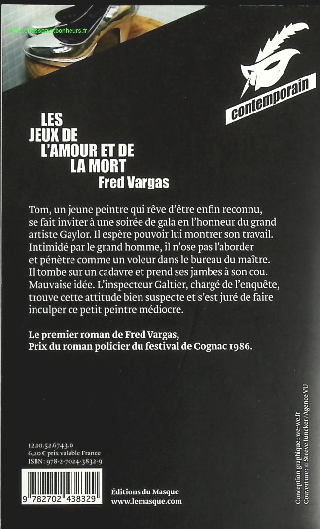 Les jeux de l'amour et de la mort - Fred Vargas - livre